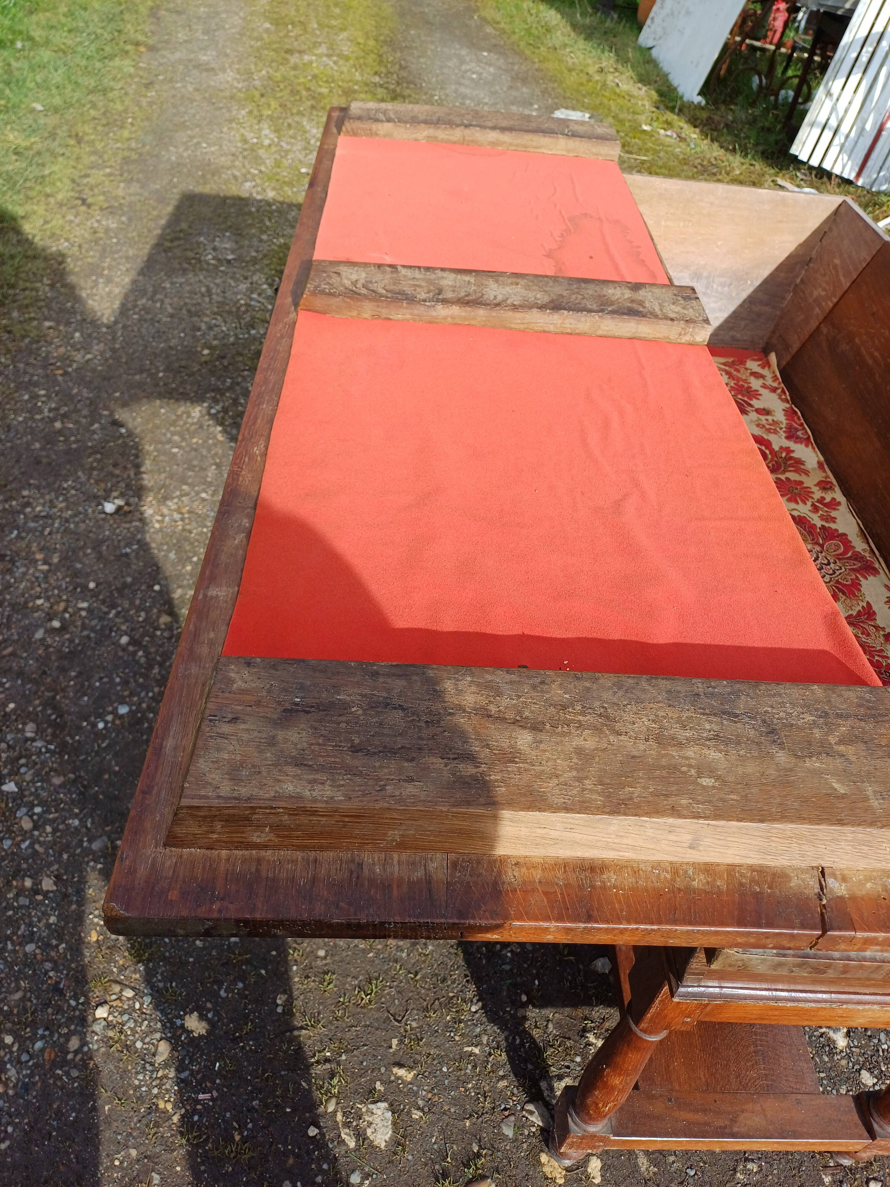 Provençal bread bin in oak 19th