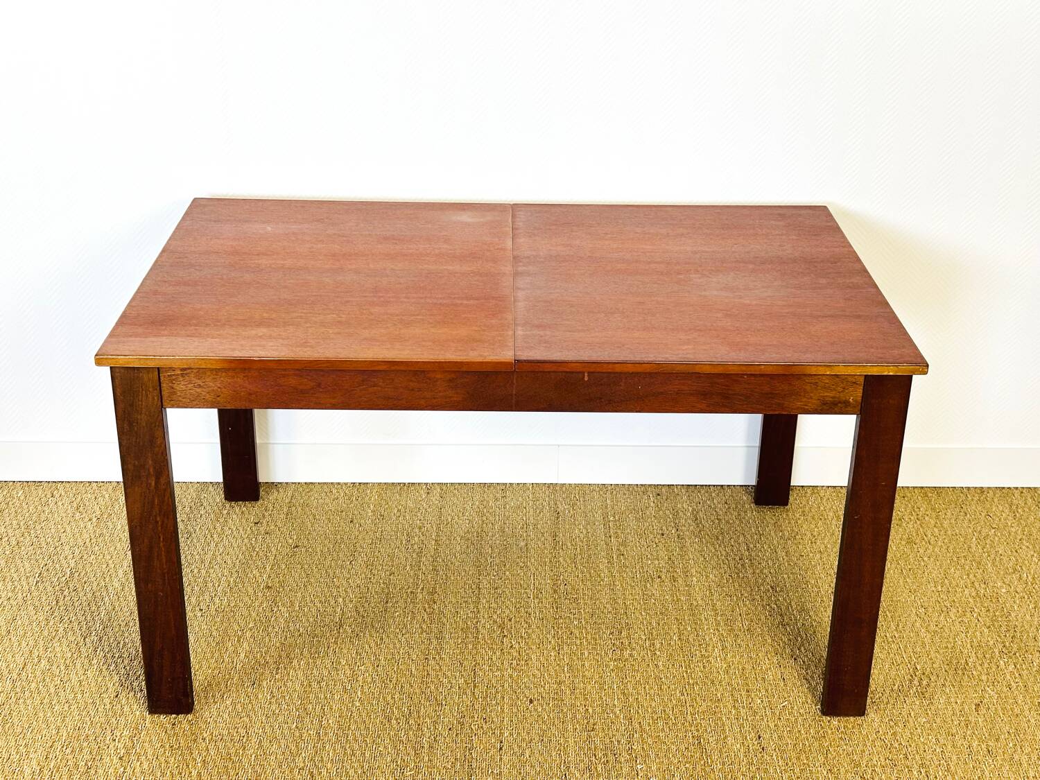 Scandinavian dining table in teak