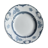 Plate hollow earth of iron Saint Amand model Manon art nouveau