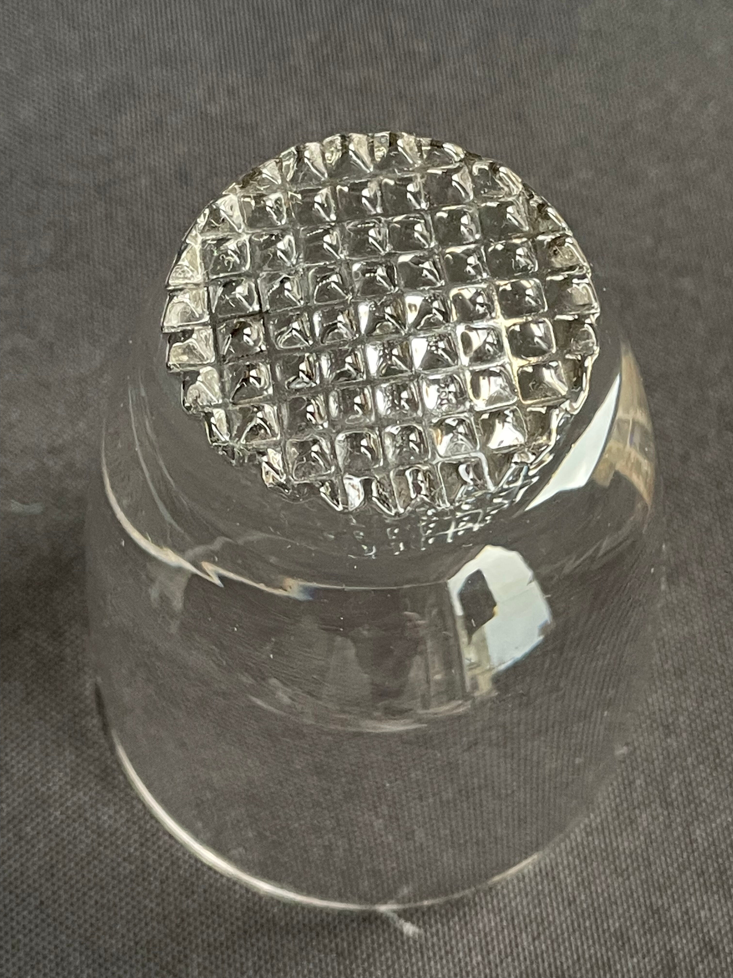 Large glasses (9) - Mid-century modern - Crystal