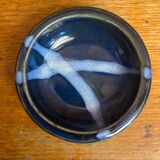 Cendrier Ancien TAIZÉ Daniel De Montmollin Céramique Bleu Décor