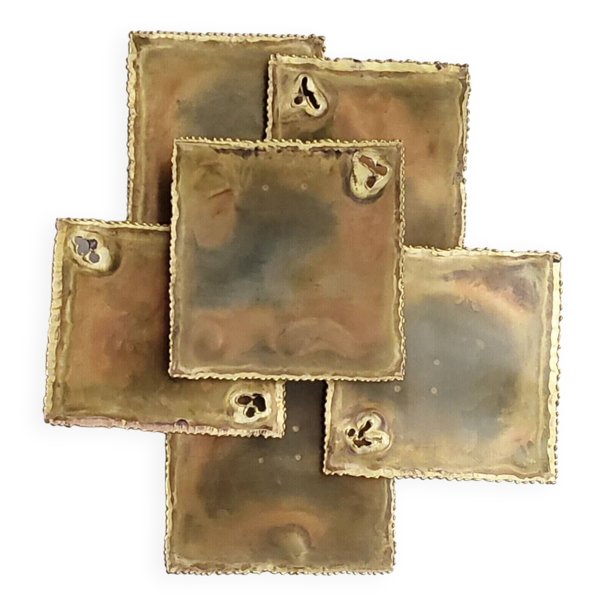 Vintage wall lamp Holm Sorensen & Co 1960 Scandinavian