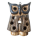 Owl tealight holder ceramic handmade owl candle holder brutalist
