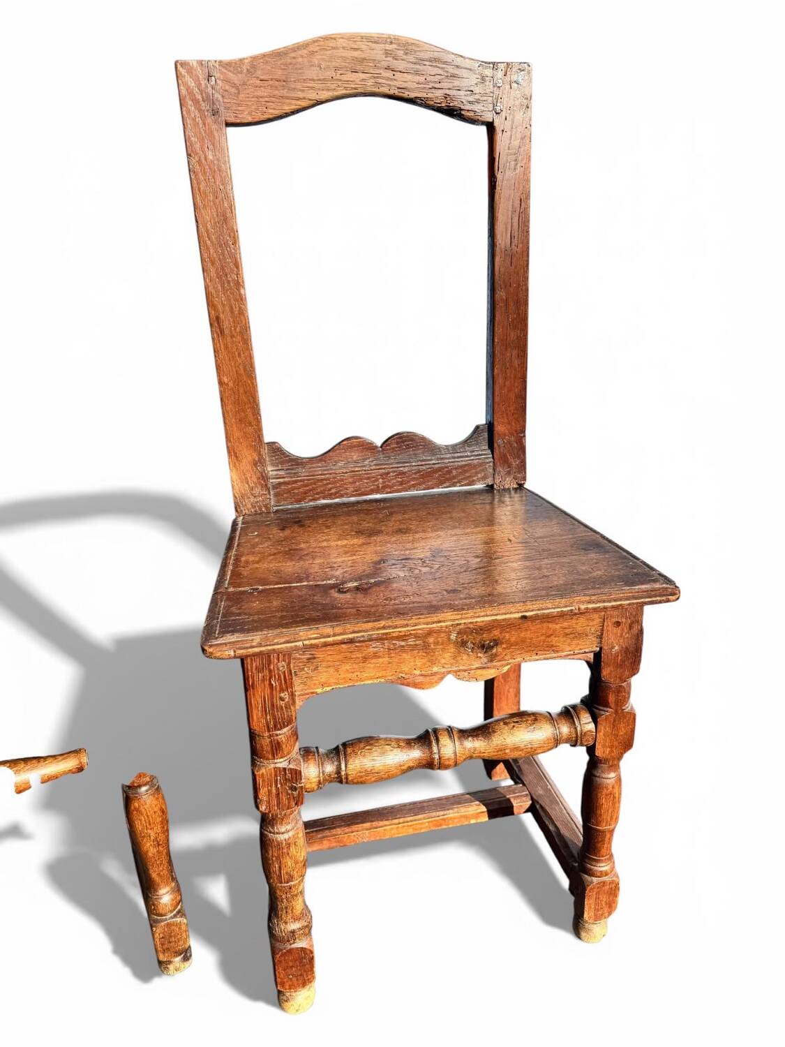 Paire de chaises lorraines XVIIIe siècle