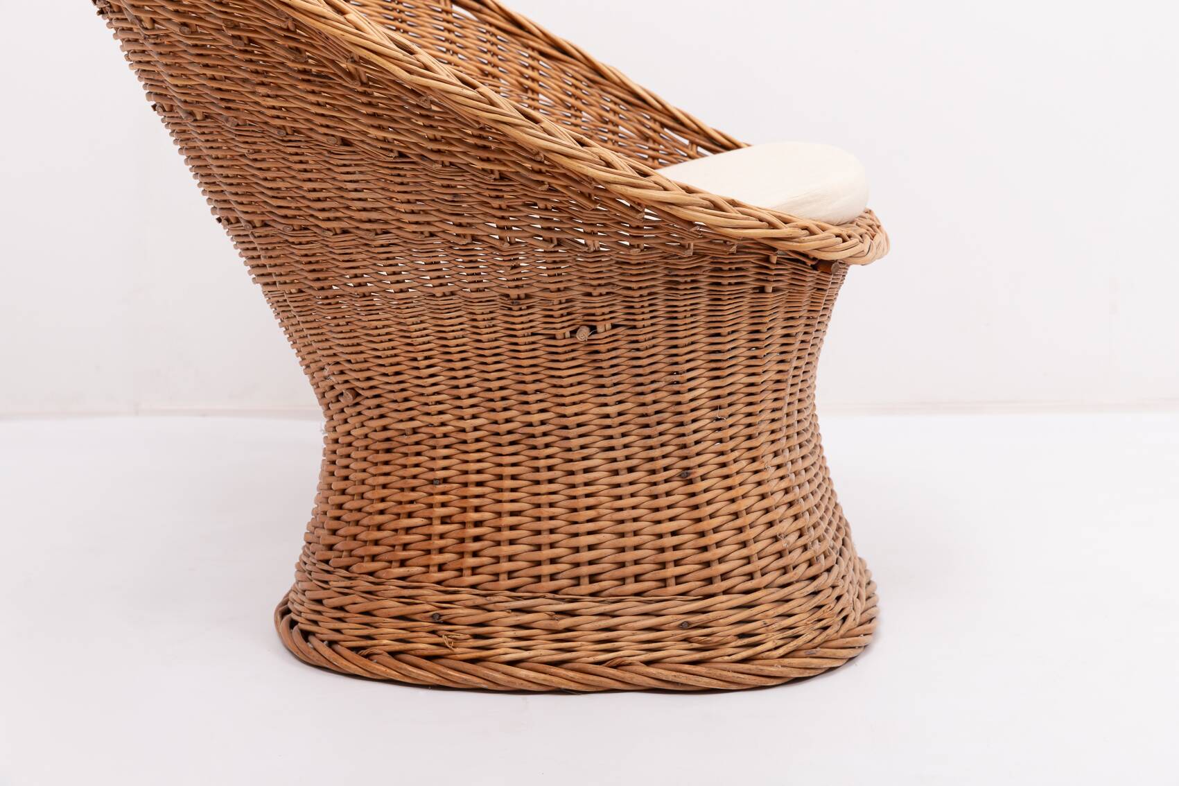 1970’s Vintage Danish design wicker lounge chairs