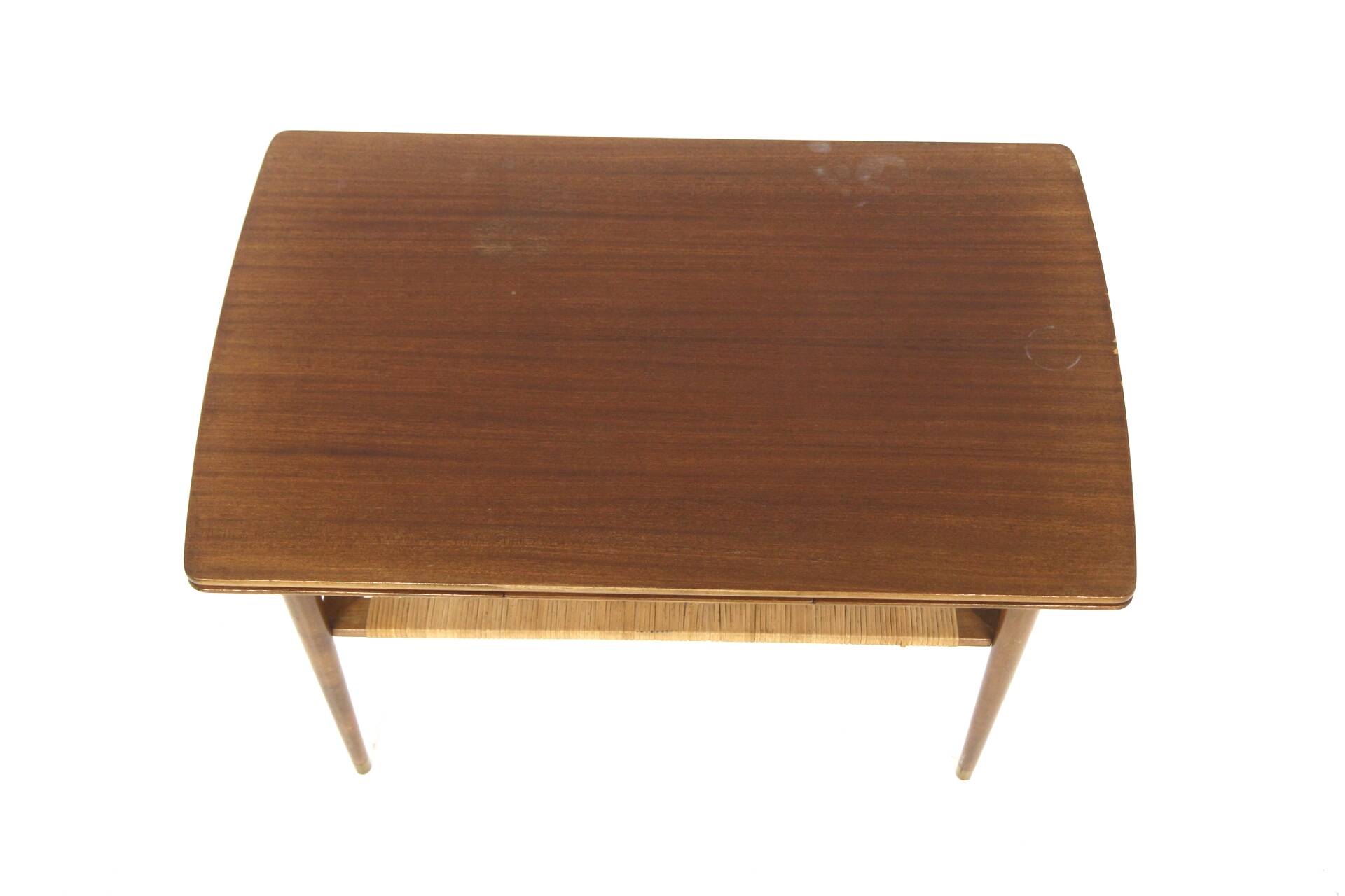 Scandinavian extendable mahogany coffee table, Sweden, 1950s