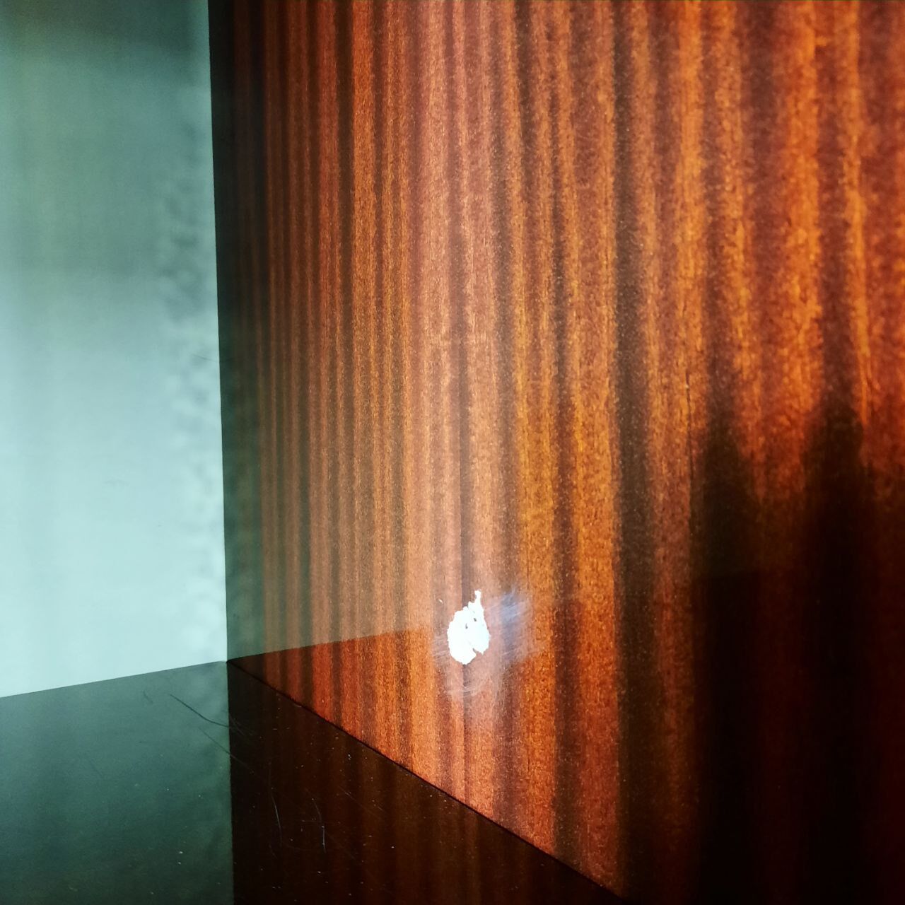 Wardrobe, 1950s bookcase, brass print / tips.