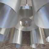 6-light aluminum chandelier