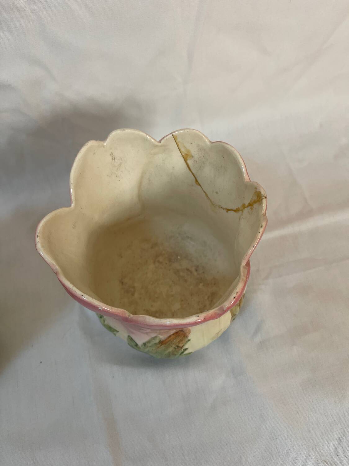 3-piece earthenware garniture - Delphin Massier Vallauris - Tu decoration