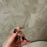 A lot of crystal glasses