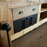 Old carpenter's workbench restored