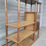 Vintage shelving storage unit library