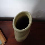 Vase Raku vert craquelé