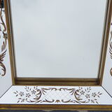 Venetian mirror with parecloses 54x45cm