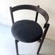 Round chair in rosewood by Hugo Frandsen for Børge M.S., Denmark 1970