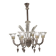 Extraordinary Art Decò Barovier e Toso Chandelier, Murano “Bubble” Glass, 1940s
