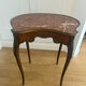 Kidney-shaped guéridon table in Louis XV style.