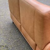 Scandinavian 2-seater canapé in genuine leather from De Sede, Switzerland, 150cm.