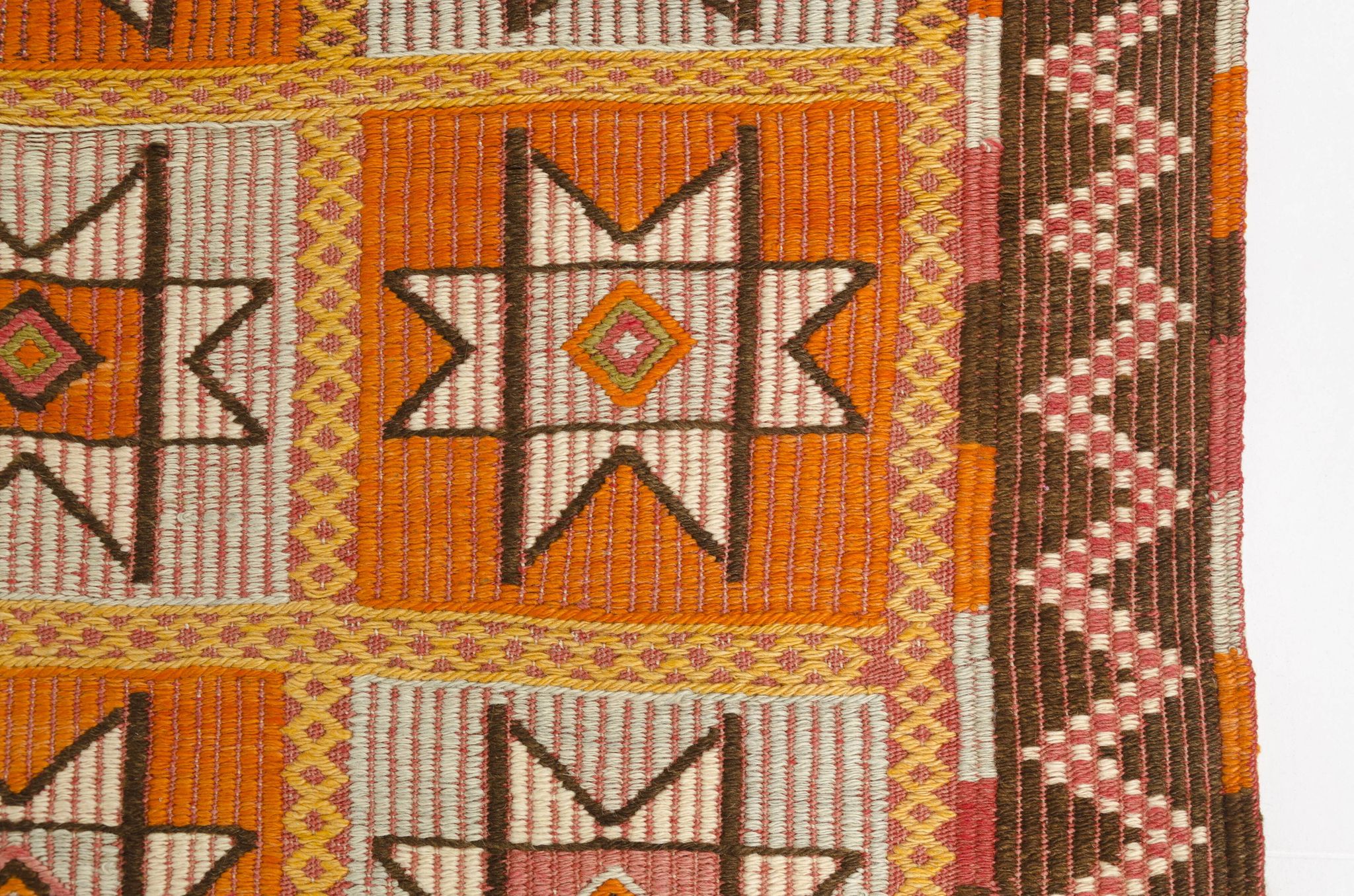 Vintage Turkish Kilim Rug, Handwoven Anatolian Accent Rug,sku-141