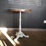coffee table, vintage bistro pedestal table
