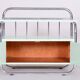 Vintage Bauhaus Cabinet in Chrome-Plated Steel and Lacquered Wood, 1930s