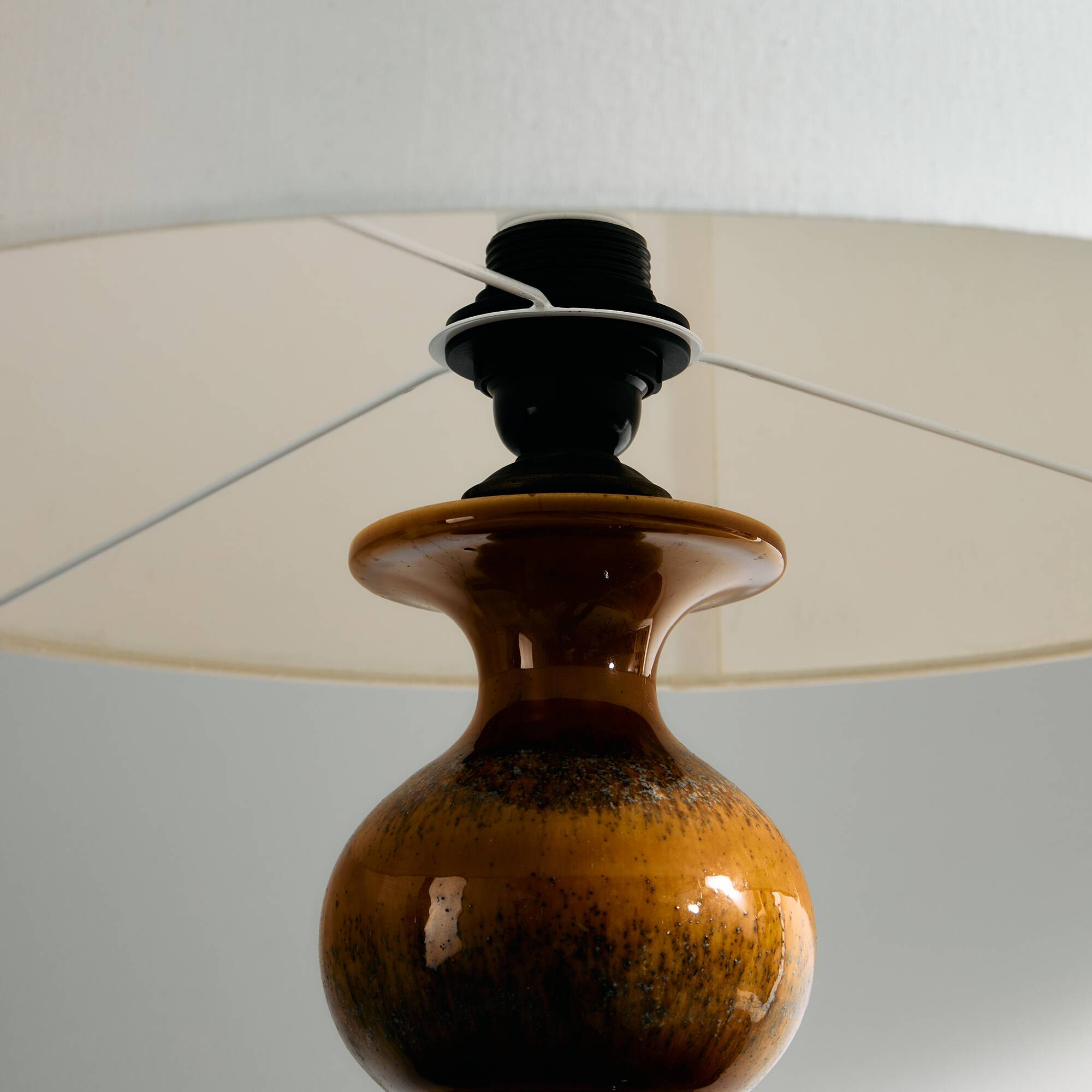 German ceramic table lamp by Kaiser Leuchten