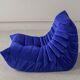 Togo living room set in blue velvet by Michel Ducaroy for Ligne Roset, 1979, set of 5