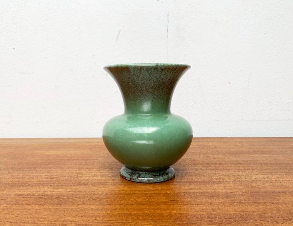 German Art Deco ceramic vase by Jasba, 1940s