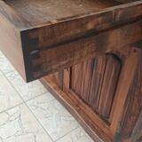 Aranjou sideboard in solid elm in the style of Olavi Hänninen 1960s