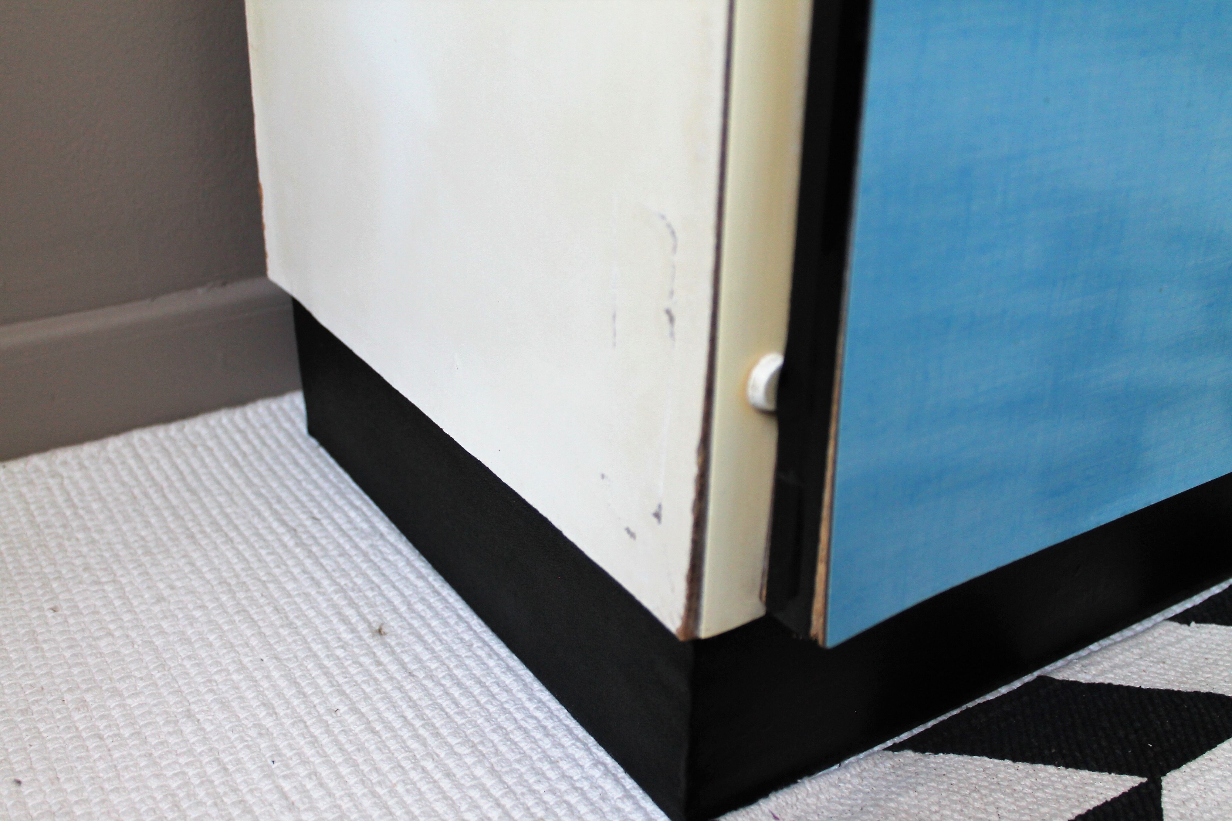 Meuble de rangement en formica vintage
