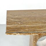 Dining table in marble by Willy Rizzo, Italy - 1960s