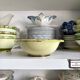 ALCEA hand-painted ceramic bowl with handles