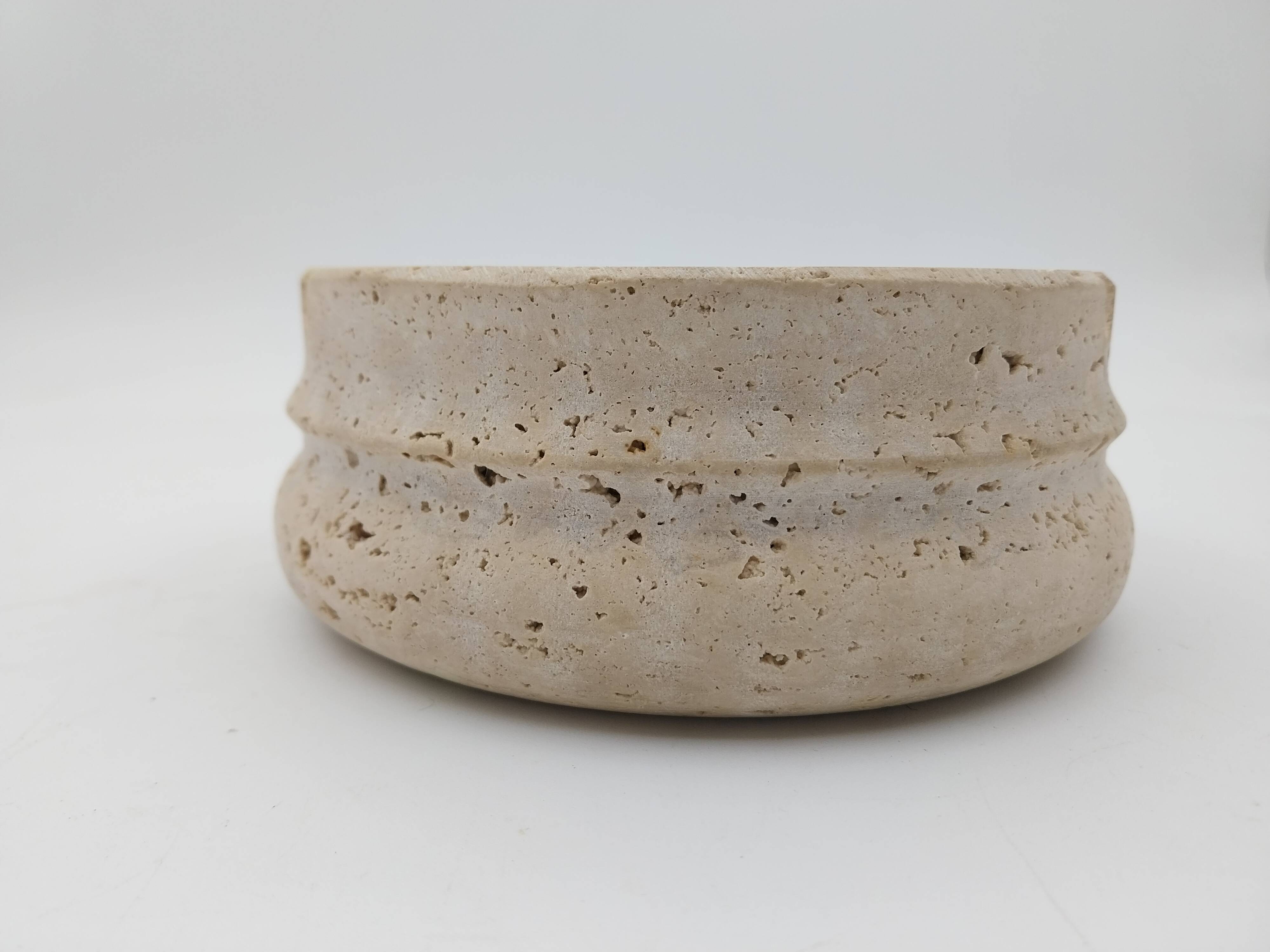 Travertine ashtray