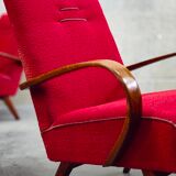 Paire de fauteuils 6952 par Jaroslav Smidek pour Ton, ex Tchécoslovaquie