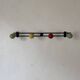 Vintage wooden coat rack balls