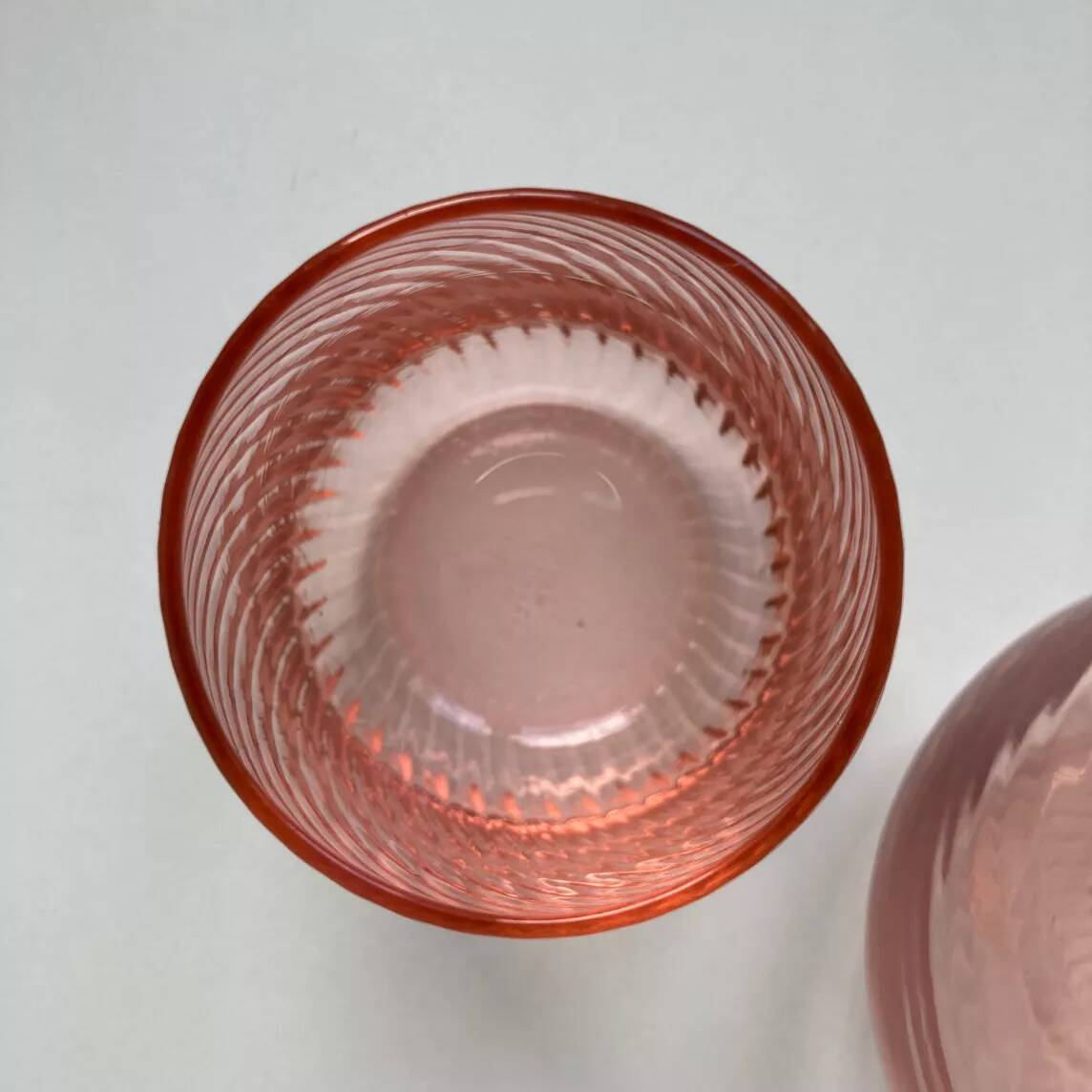 Pink Glass Night Carafe