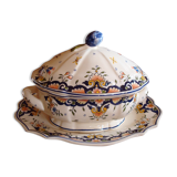 Together in faience, décor of Rouen