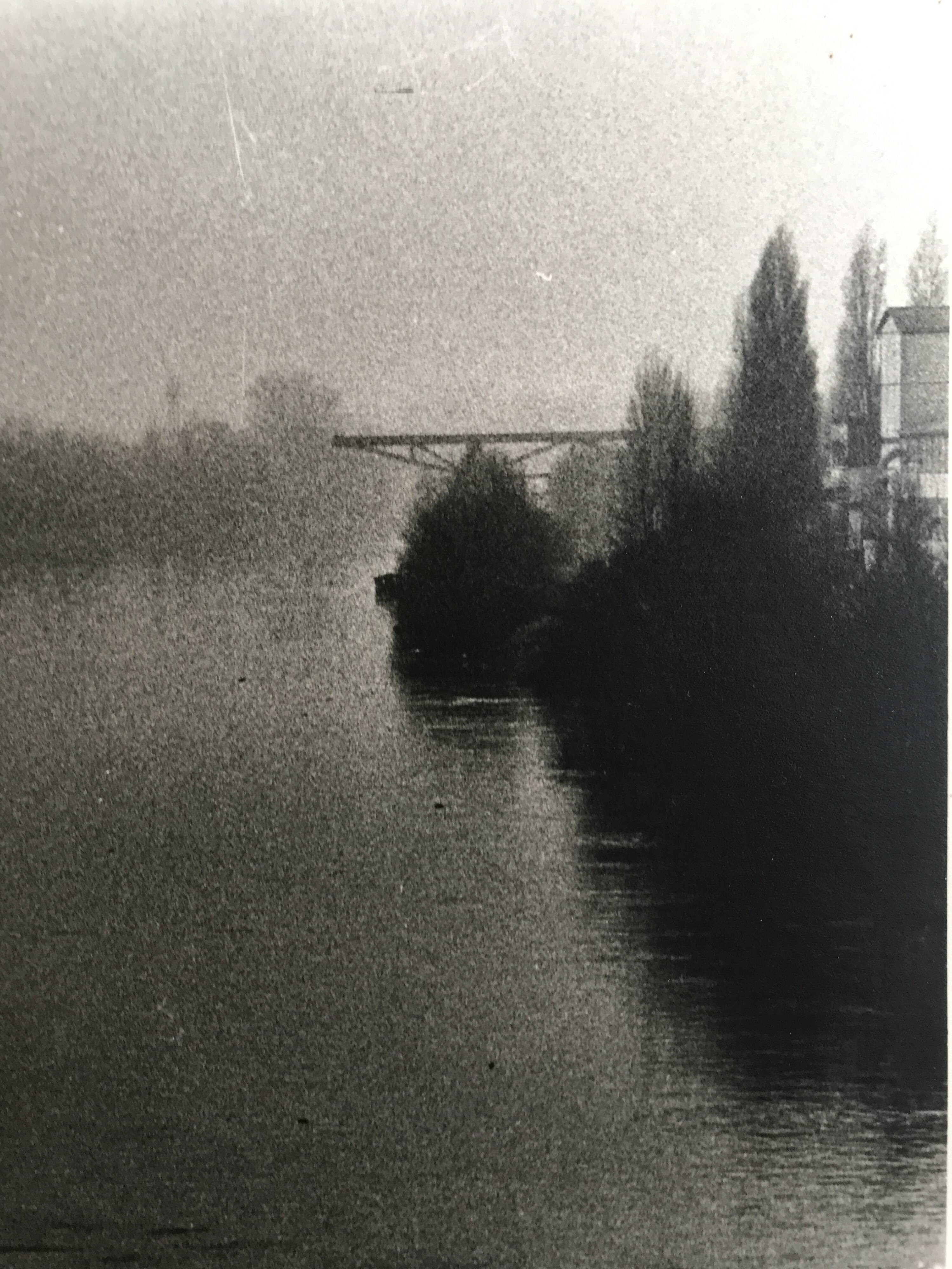 Rosine nusimovici, untitled (river), c 1980. black and white silver print