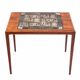 Side table with ceramics, Denmark, 1960s. After renovation.