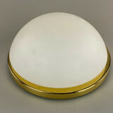 Plafonnier verre  design lampe 70s