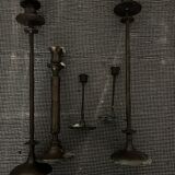 Bronze candlesticks x5