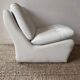 Vintage two-seater modular sofa, off-white, France 1970s