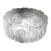Ceiling light or wall lamp in moulded glass - 1960s/70s