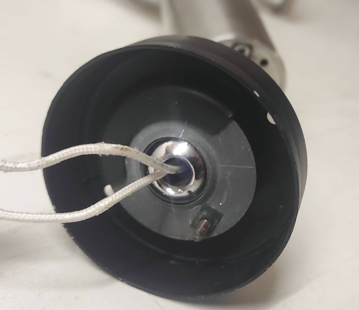 Wall lights - duo of articulated spots in chrome and black metal - 1970s
