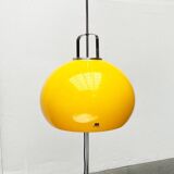 Italian yellow Lucerna floor lamp from the Space Age era, mid-century by Guzzini, 1960s.
