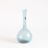 Sky blue bud vase by Arthur Percy for Gullaskruf Glasbruk, Sweden 1950s