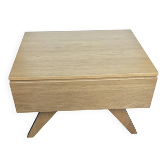 Table de nuit / table de chevet scandinave avec pied compas