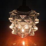 Chiseled glass hanging