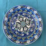 Handmade ceramic collector's plate, glazed with enamels, signed by Adiguzel Gini, Türkiye