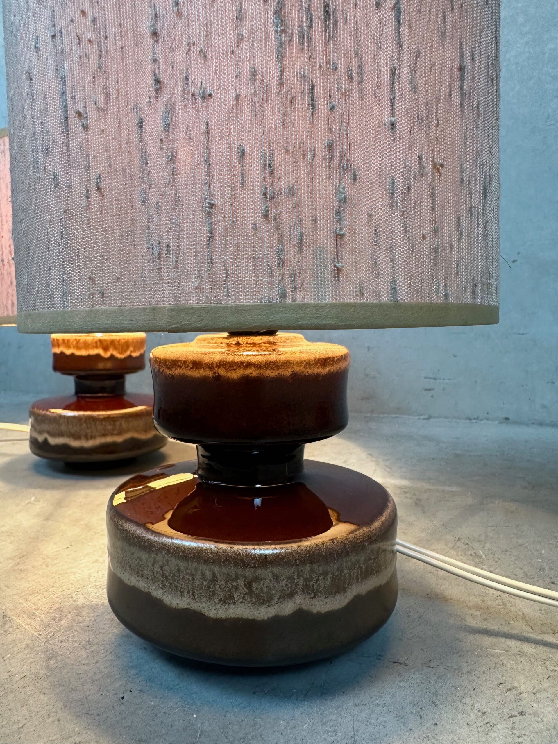 Vintage table lamp – ceramic